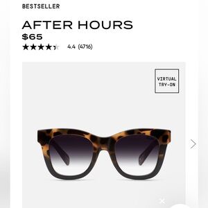 Quay Australia after hours sunglasses